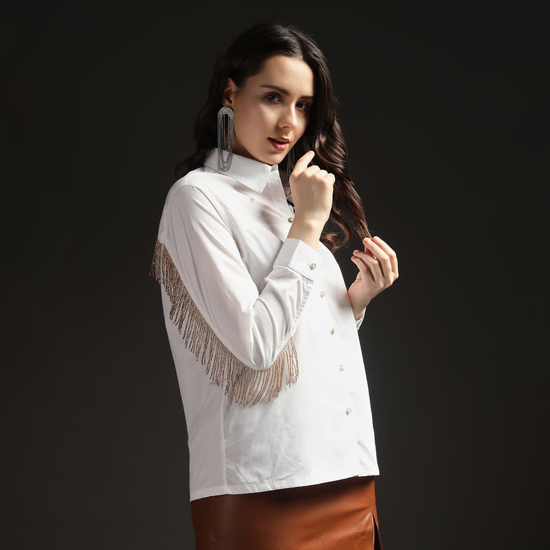 Celestial Fringe Shirt